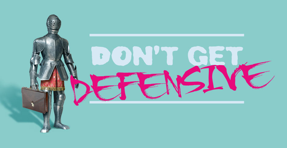 How to deal with a defensive employee or manager